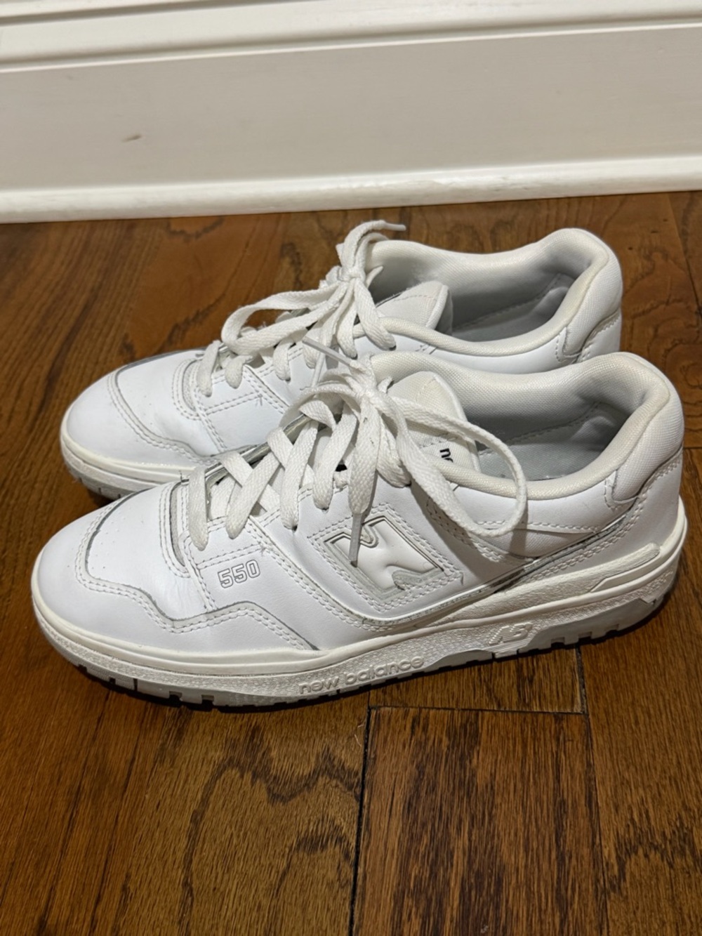 New Balance 550 White Low-Top Sneakers Unissex